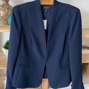 NWT Classic Talbots Blazer Dark Navy Blue Size 10